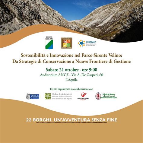 La Sostenibilit Incontra L Innovazione Nel Parco Sirente Velino Il