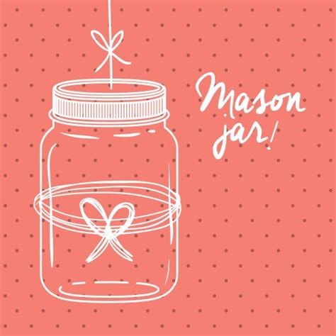 Mason Jar Vector Images Over 6 000