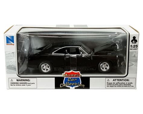 New Ray Dodge Charger R T Black Muscle Car Collection M