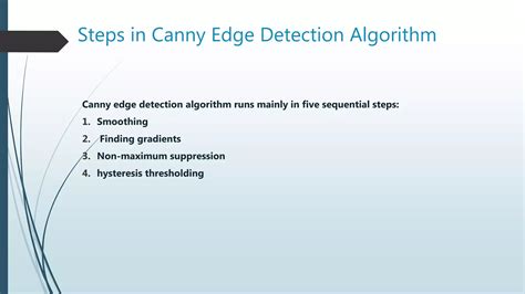 Canny Edge Detection | PPT