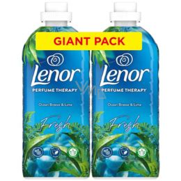 Lenor Perfume Therapy Ocean Breeze Lime Fabric Softener 2 X 1200 Ml