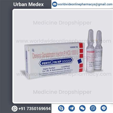 Fertigyn HCG 10000 IU Injection At Rs 200 Piece Human Chorionic