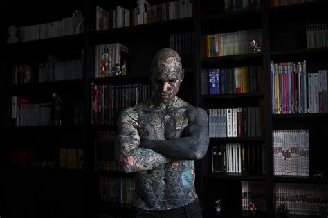 Mr Snake Meet The Teacher Who Is France S Most Tattooed Man People