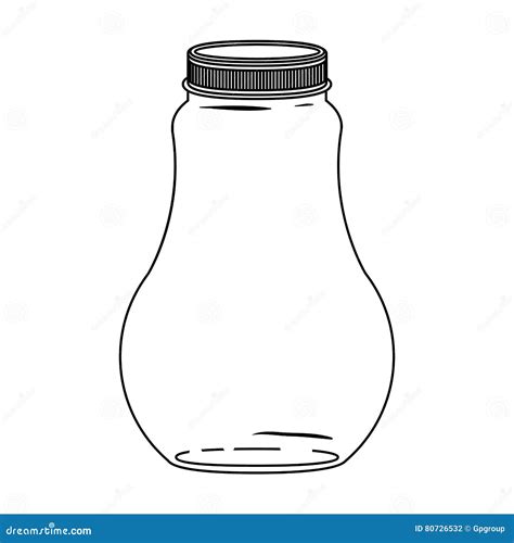 Isolated Mason Jar Design Stock Vector Illustration Of Canning