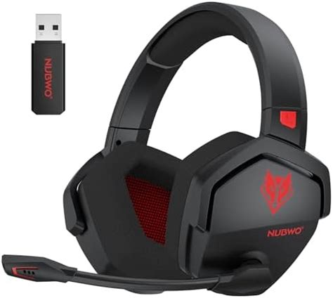 Amazon.com: NUBWO G06 Dual Wireless Gaming Headset with Microphone for PS5, PS4, PC, Mobile ...