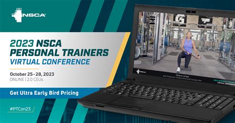 NSCA On Twitter Save The Date For The 2023 Personal Trainers Virtual