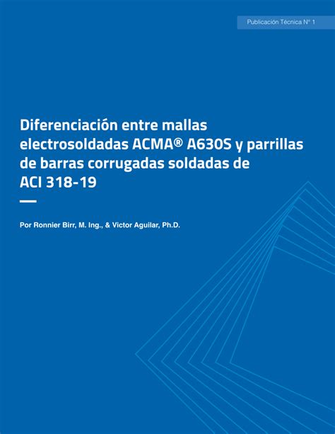 Pdf Diferenciaci N Entre Mallas Electrosoldadas Acma A S Y