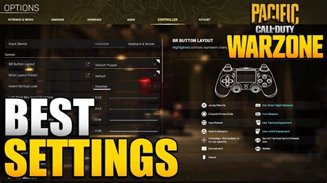 Best Controller Settings For Warzone Pacific New Settings Best