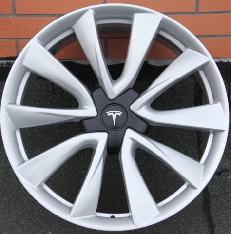 20& INCH RIMS Fit Tesla Model Y Model 3 Satin Black 2022 Wheels EUR 1. ...