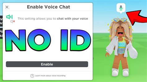 How To Get Roblox Voice Chat No Id How To Get Voice Chat On Roblox