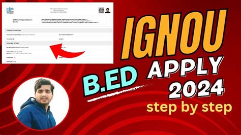 Ignou B Ed Apply 2024 Step By Step Abhishek Kumar Ignou Bed 2024