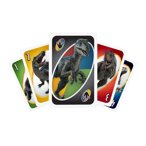 Jurassic World 3 Dominion UNO Card Game Entertainment Earth