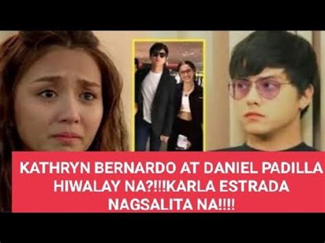 TRENDING KATHNIEL HIWALAY NA KARLA ESTRADA NAGSALITA NA YouTube