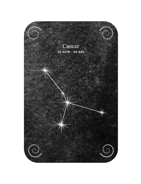 Premium Vector Watercolor Zodiac Sign Cancer In The Shape Of Star