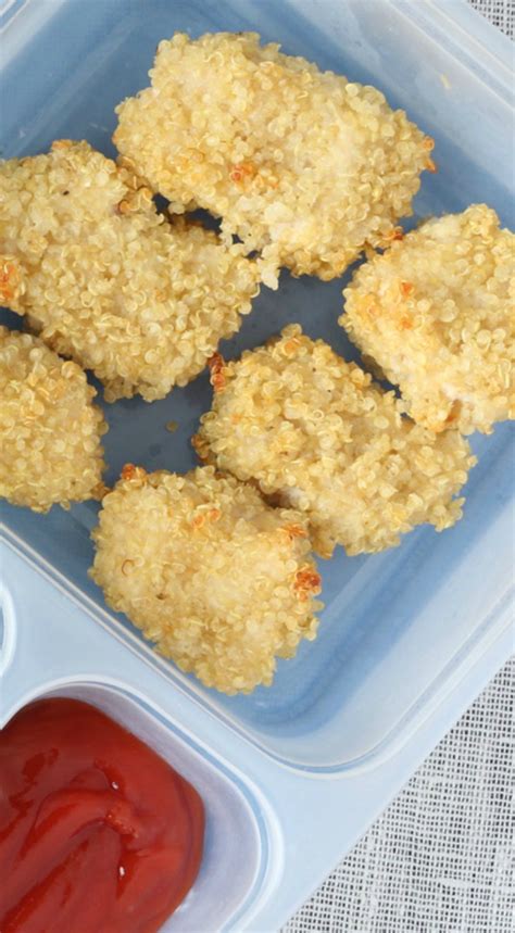 Quinoa Buttermilk Chicken Nuggets - Lunch Version | Once A Month Meals