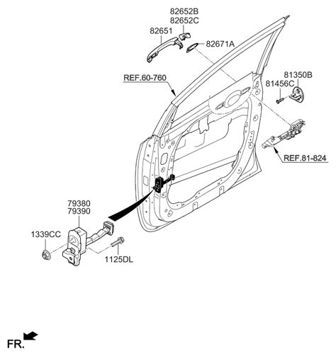 A Msl Genuine Kia Door Outside Handle Assembly