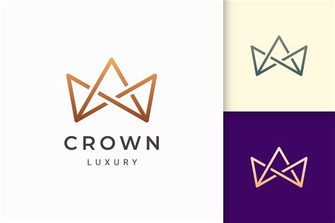 Crown Logo In Luxury And Elegant Shape Graphic By Murnifine Creative