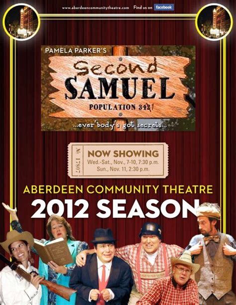 Program Aberdeen Community Theatre