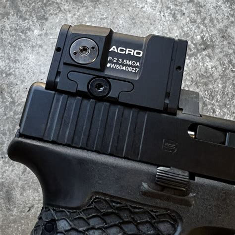 Glock 19 Gen 5 With Duty Series Package Razorback Aimpoint Acro P2