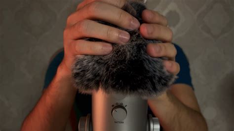 ASMR Slow Mic Scratching Massage FLUFFY Mic Cover Foam Wave