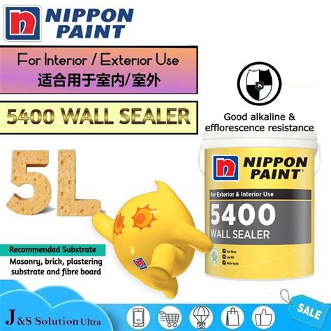 Liter Nippon Vinilex Wall Sealer Interior Exterior Wall Sealer