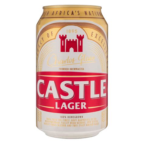 Buy Castle Lager Beer 330ml Can - Case online