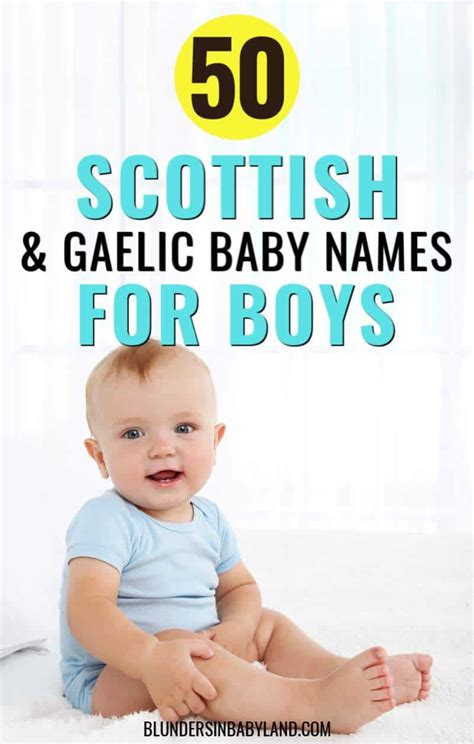 Scottish and Gaelic Baby Names for Boys - Blunders in Babyland