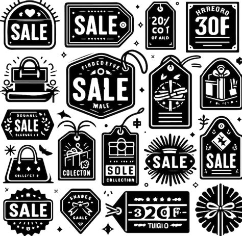 Premium Vector Modern Sale Banners And Labels Collection