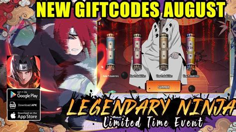 Idle Ninja Ultimate Storm New Giftcodes August Naruto Rpg Game