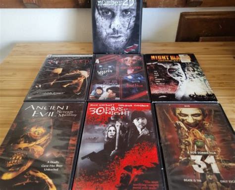 Dvd Lot Of 7 Horror Scary Movies 31 Ancient Evil Night Watch 4 Film Fav