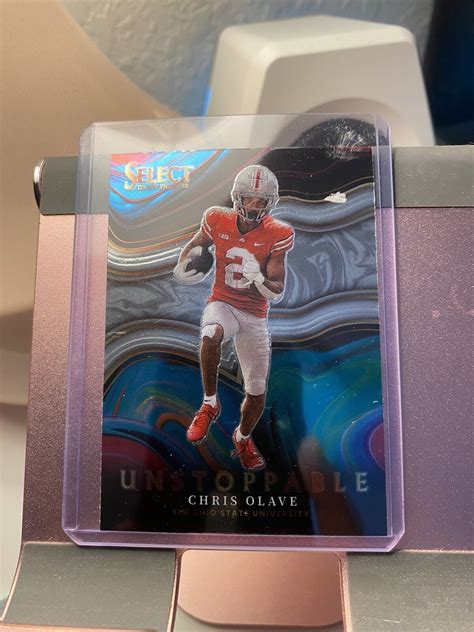 Panini Select Draft Picks Unstoppable Chris Olave Rookie Rc