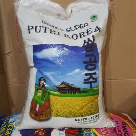 Jual BERAS PUTRI KOREA 10 KG Shopee Indonesia