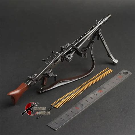 Paper Model Scale Wwii Firearms Mg Heavy Machine Gun Assault