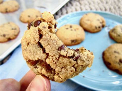 Soft Healthy Almond Flour Chocolate Chip Cookies Gf Paleo Vegan