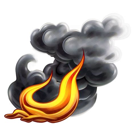 cartoon fire smoke png sic wallpaperscom