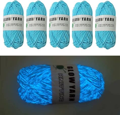 Amazon Rolls Glow In The Dark Yarn Upgraded Glowing Knitting