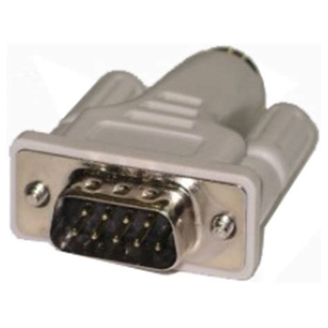 Serial Connector Adapter Db9 Male To Ps2 Minidin 6 Pin Female Cablematic