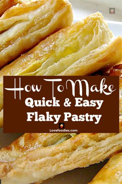 How To Make Quick and Easy Flaky Pastry. Simple to follow instructions ...