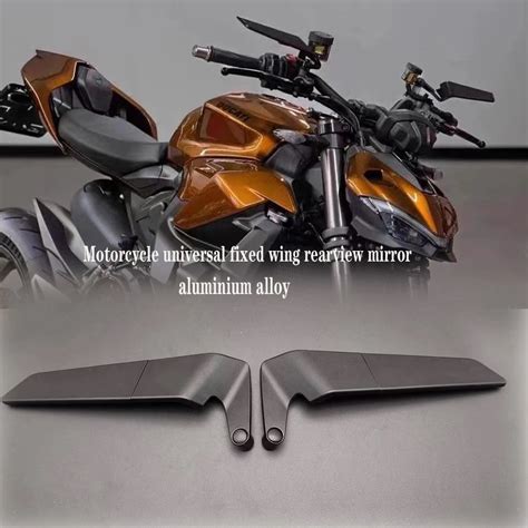 New Motorcycle Universal Modified Rotating Fixed Wind Wing Rearview