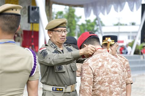 Pj Wali Kota Asripan Nani Pimpin Apel Penerimaan Dan Pembukaan Magang