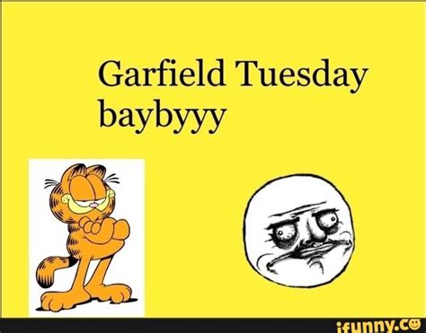 Garfieldtuesday memes. Best Collection of funny Garfieldtuesday pictures on iFunny