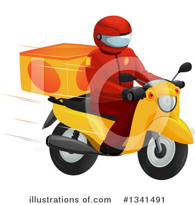 Delivery Man Clipart #1053847 - Illustration by BNP Design Studio