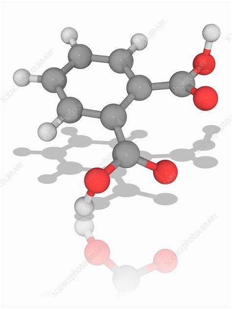 Phthalic Acid Organic Compound Molecule Stock Image F