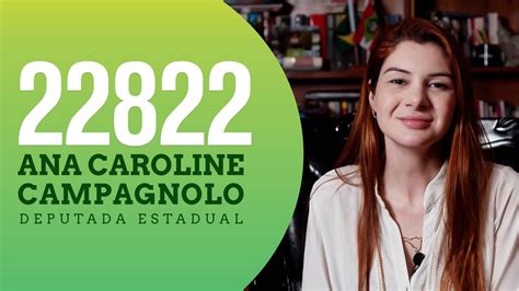 Ana Caroline Campagnolo Deputada Estadual Youtube