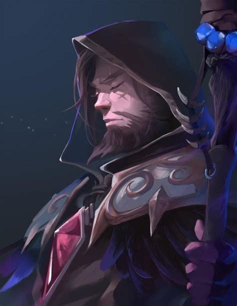 Medivh Rpg Character Character Portraits Fantasy Character Design