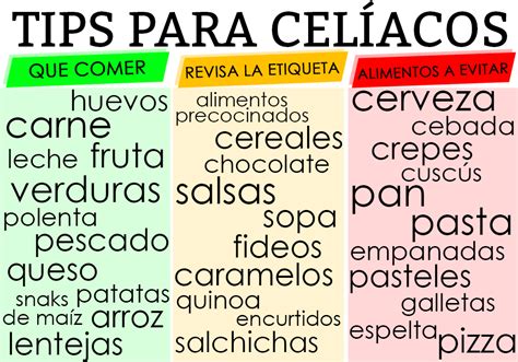 Consejos de alimentación para celíacos