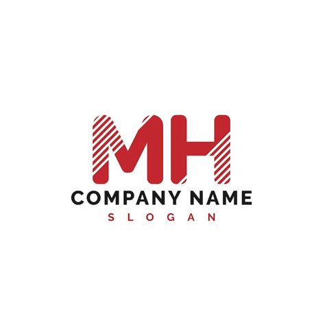 Premium Vector Mh Letter Logo Design Mh Letter Logo Vector