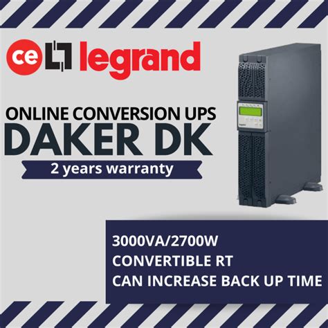 LEGRAND DAKER DK 3KVA ONLINE DOUBLE CONVERSION Lazada