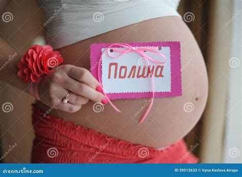 Stomach Stock Image Image Of Naked Pregnancy Self