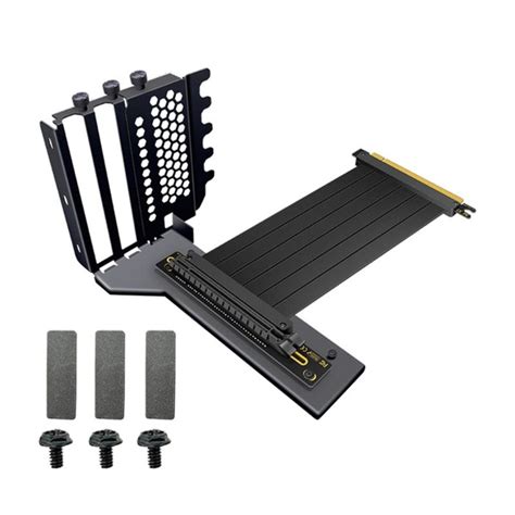 Универсальный вертикальный держатель PCIE 3,0 4,0 x16, комплект Riser ...